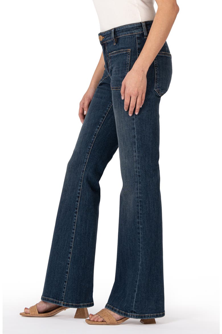 Ana Patch Pocket Flare Jeans, Alternate, color, DEDUCTIVE W/DK