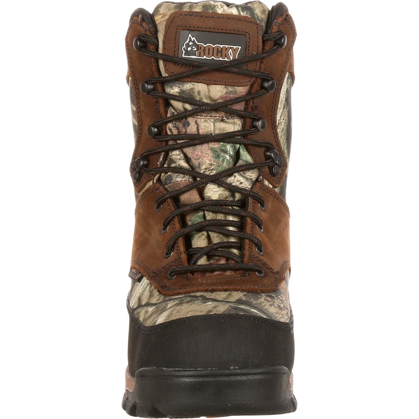 Rocky Waterproof 800G Insulated Outdoor Boot, Alternate, color, Brown And Mossy Oak Brk Up Inf