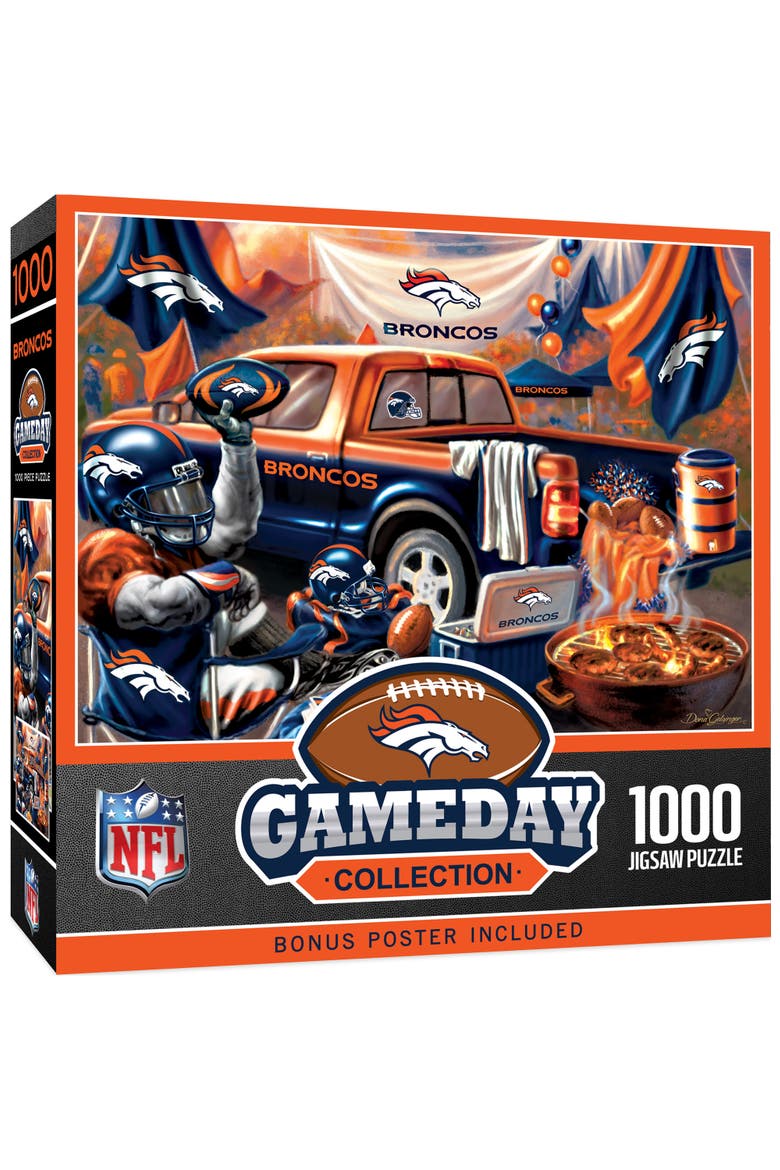 Denver Broncos Gameday 1000 Piece Puzzle, Main, color, Multicolor