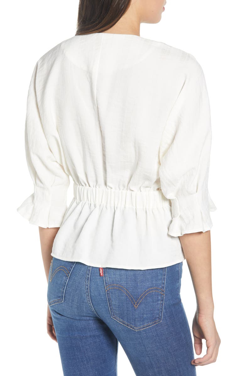 MOON RIVER Cinched Waist Top, Alternate, color,