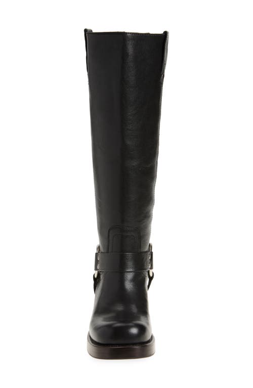 Shop Jeffrey Campbell Reflect Knee High Boot In Black Silver