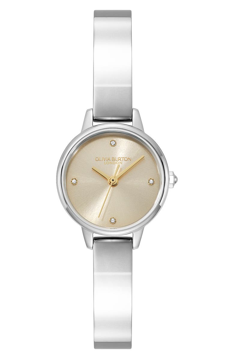 Olivia Burton Mini Classic Bracelet Watch, 23mm, Main, color, Silver
