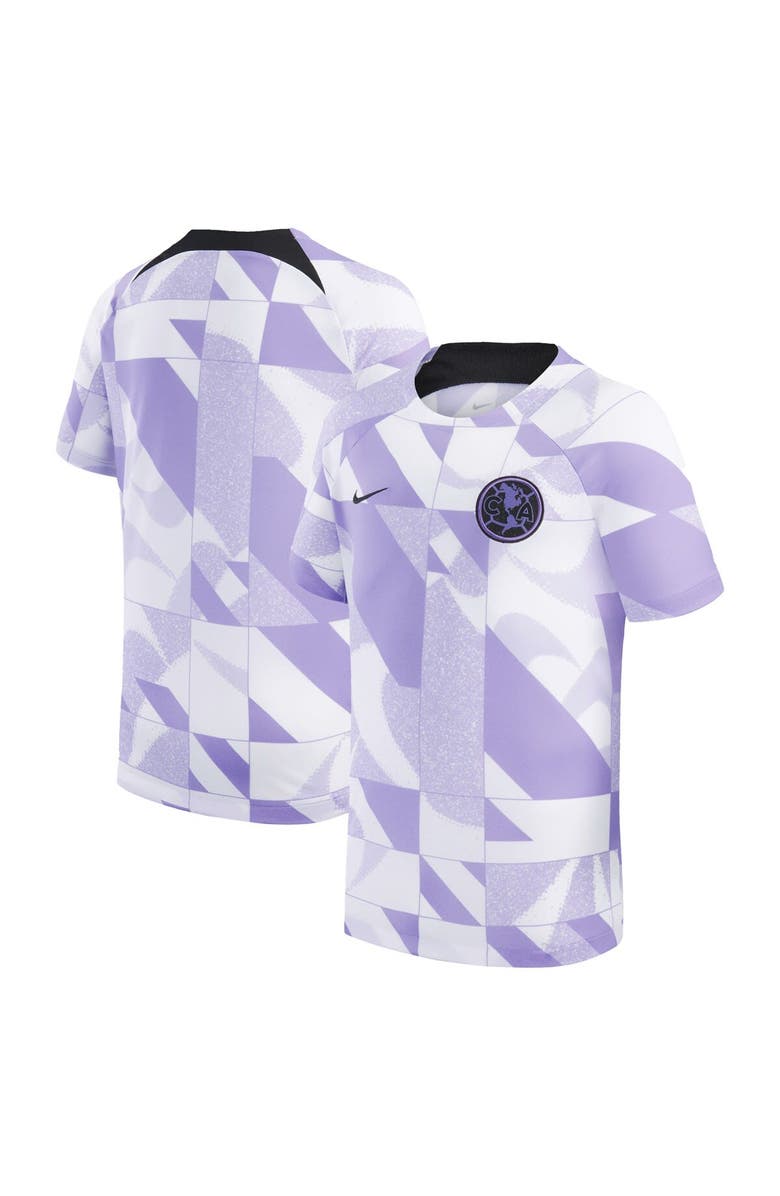 Nike Youth Nike White Club America 2023/24 Third Academy Pro Pre-Match Top, Alternate, color, 