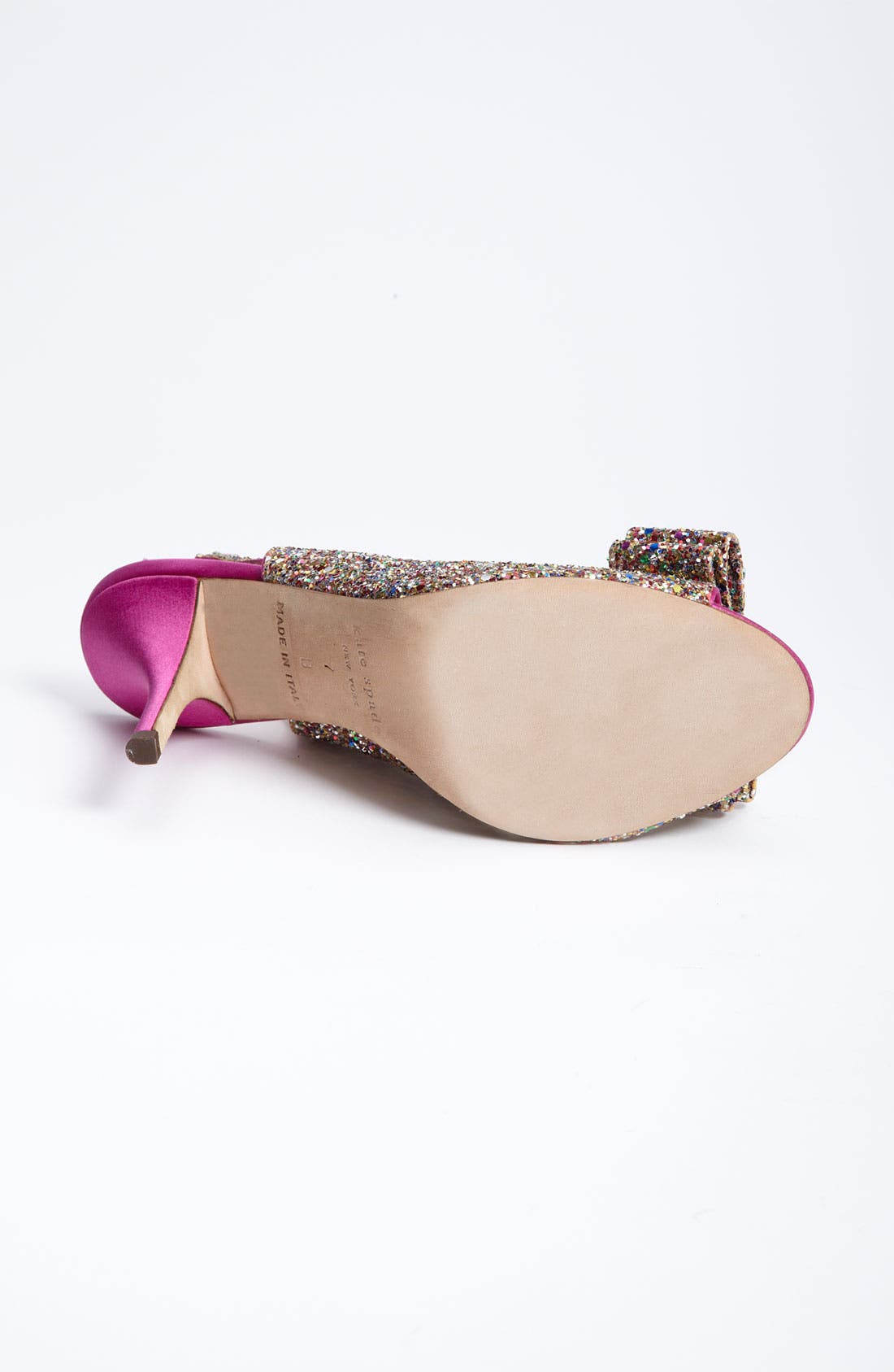 'charm' slingback pump, Alternate, color, MULTI GLITTER FUCHSIA