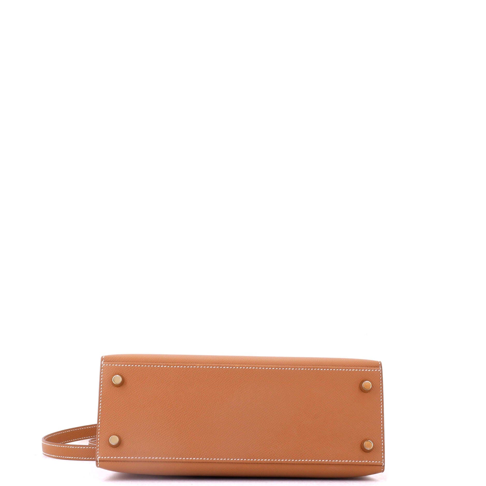 Kelly Handbag Brown Epsom with Gold Hardware 25, Alternate, color, Metallic Gold