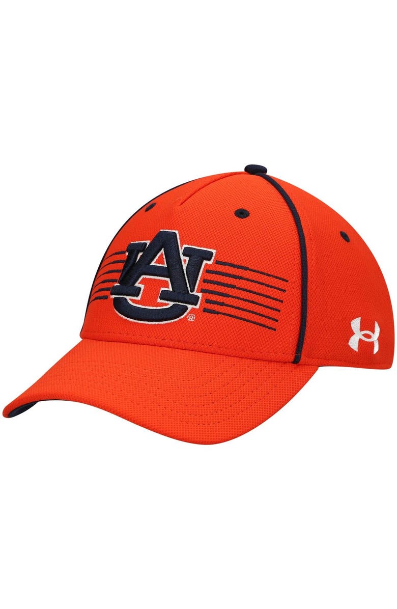 Under Armour Men's Under Armour Orange Auburn Tigers Iso-Chill Blitzing Accent Adjustable Hat, Main, color,