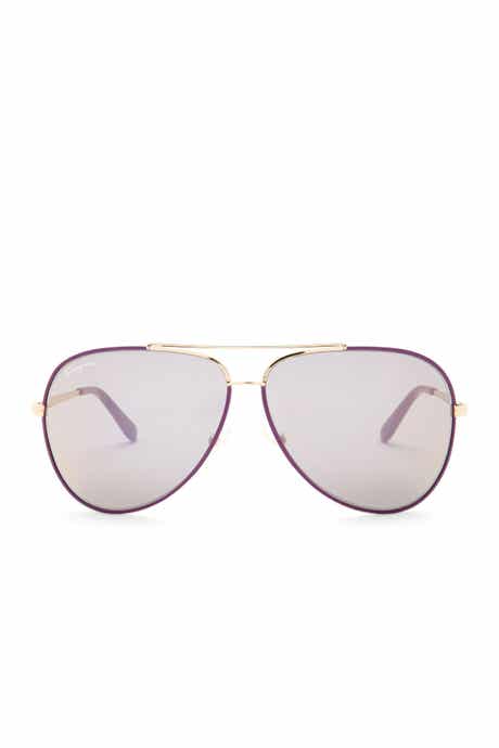 FERRAGAMO Salvatore Ferragamo 60mm Aviator Sunglasses