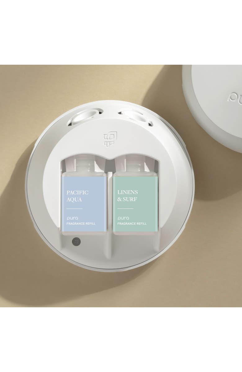 PURA Pacific Aqua & Linens & Surf Smart Diffuser & Fragrance Set, Alternate, color, 