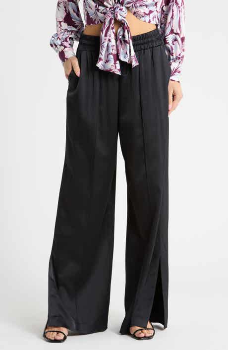 Damoni Wide Leg Satin Pants