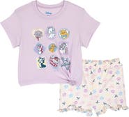 Disney Classics Girls' 2-Piece T-Shirt and Shorts Set