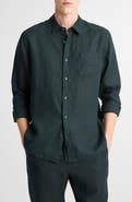 Vince Linen Button-Up Shirt