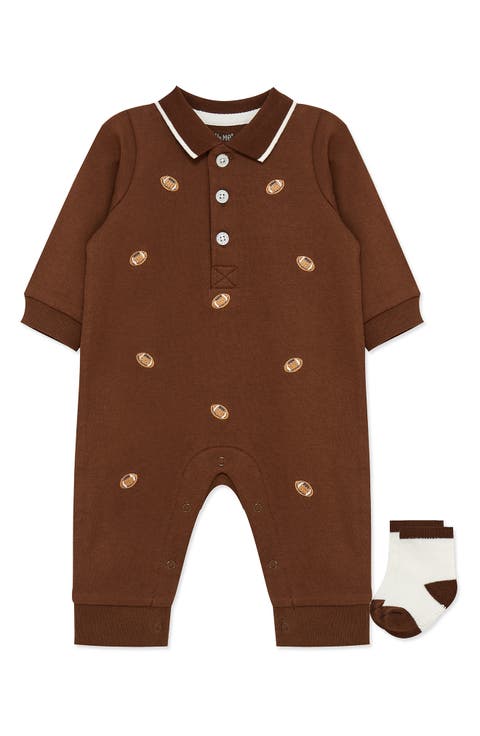 Race Cars Coverall & Socks Set