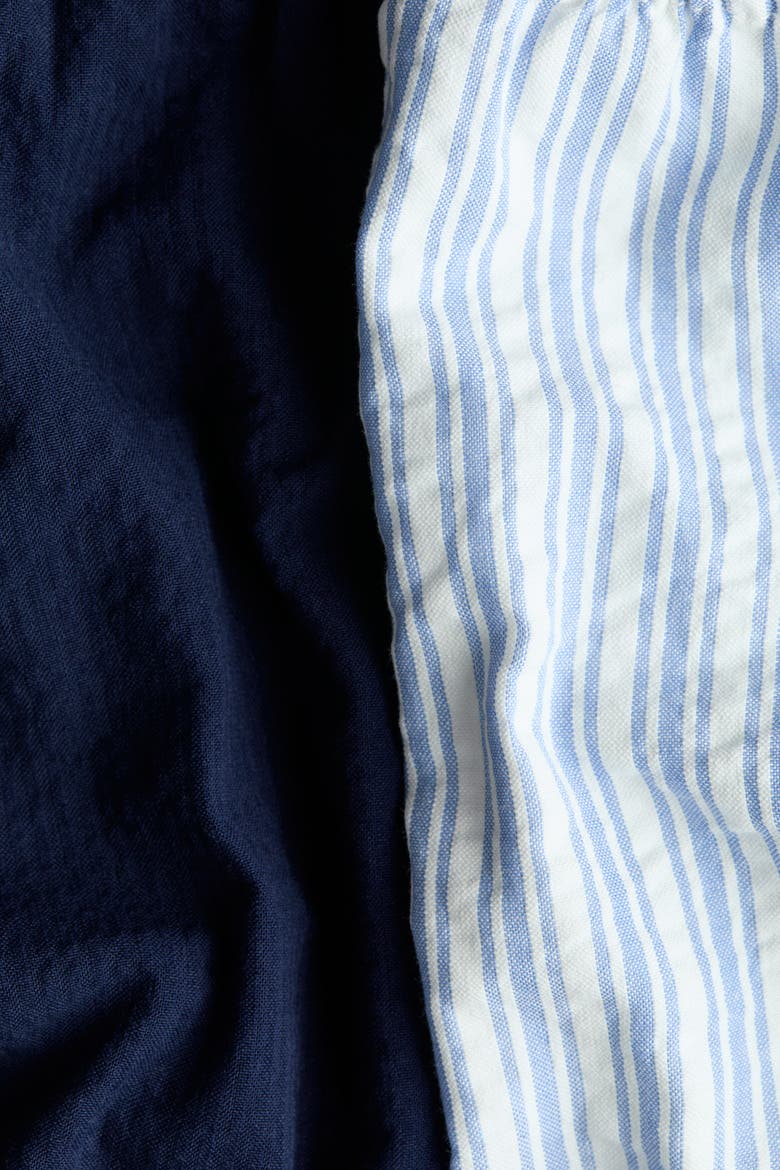 2-pack Cotton Shorts, Alternate, color, Light blue/striped
