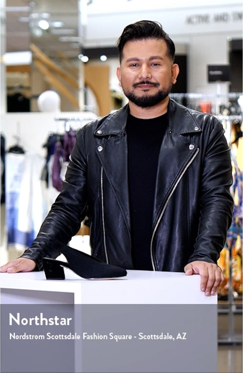 Vasa Block Heel Knit Slingback Pump, sales video thumbnail