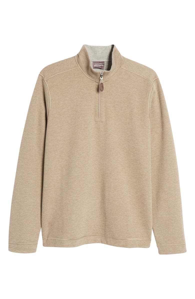 Johnston & Murphy Reversible Quarter Zip Pullover, Alternate, color, 