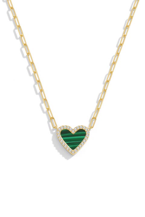 Dainty Heart Paperclip Necklace