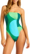 Seafolly Bandeau High Leg One-Piece Swimsuit