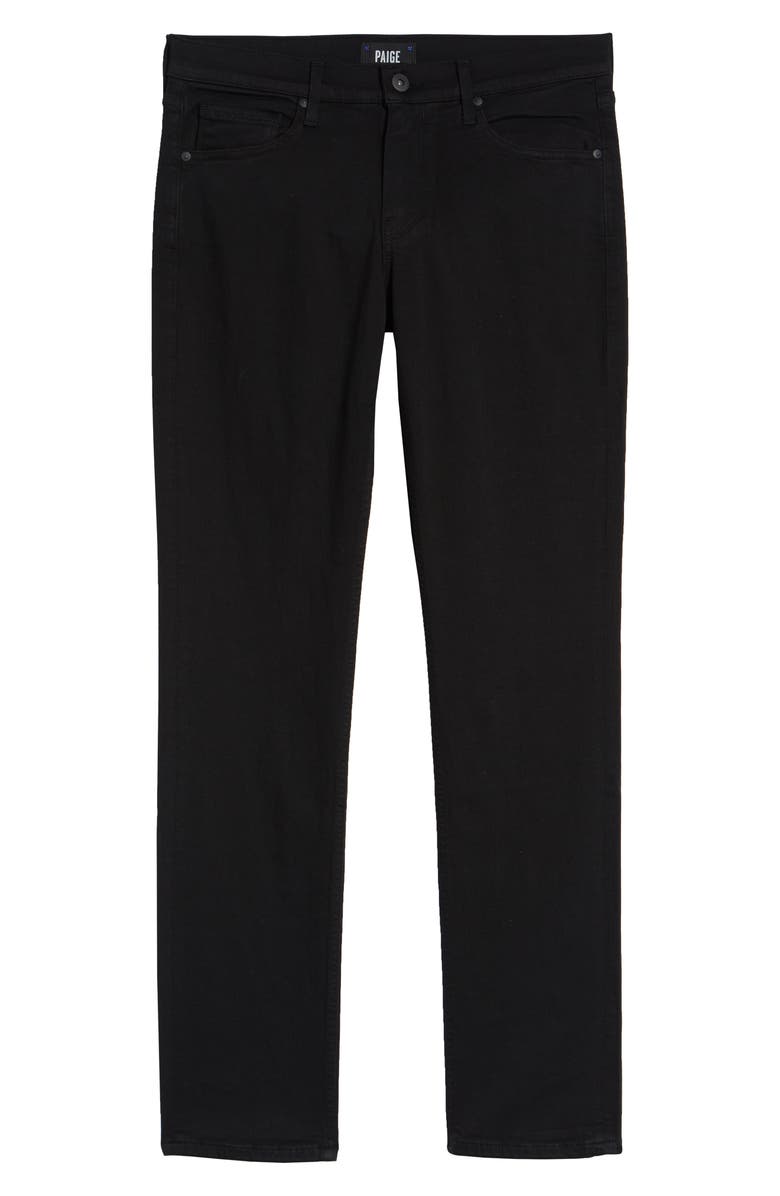 PAIGE Transcend – Lennox Slim Fit Jeans, Alternate, color, Black Shadow