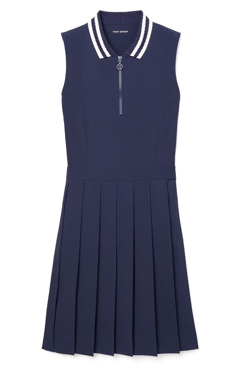 Tory Sport by Tory Burch Performance Pleated Golf Dress, Main, color, 