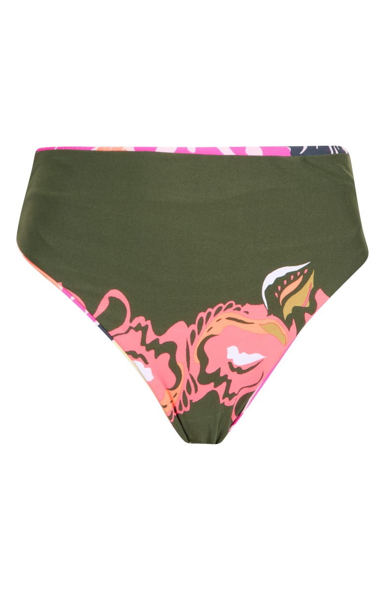 Maaji Suzy Q High Rise Reversible Bikini Bottoms, Alternate, color, Pink
