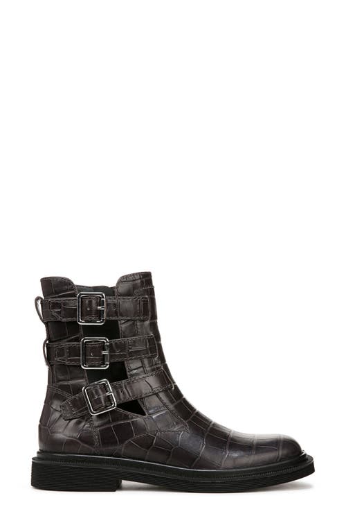 Franco Sarto Argo Leather Bootie In Gray