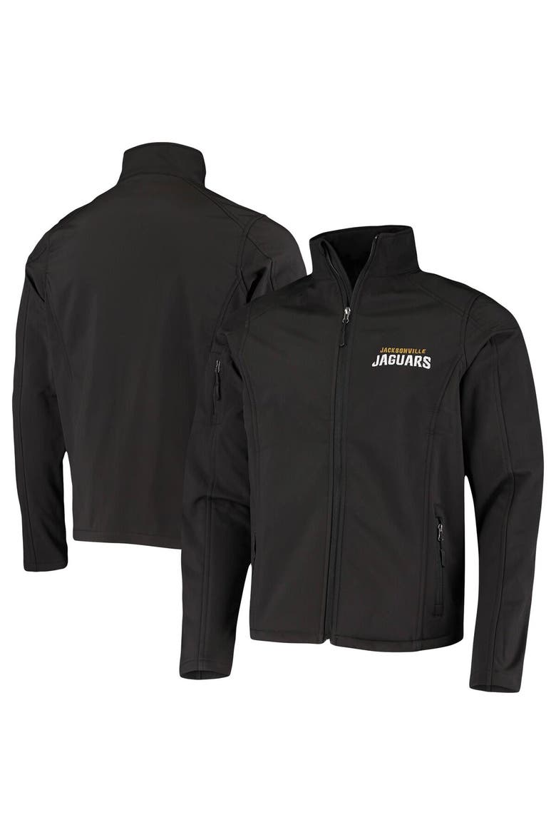 Men's Dunbrooke Black Jacksonville Jaguars Sonoma Softshell Full-Zip Jacket, Main, color, Black