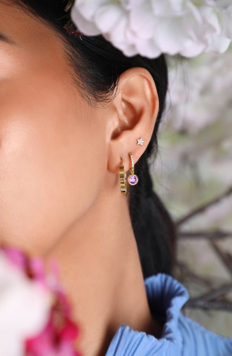 Bony Levy 14K Gold Hoop Earrings, Alternate, color, Yellow Gold