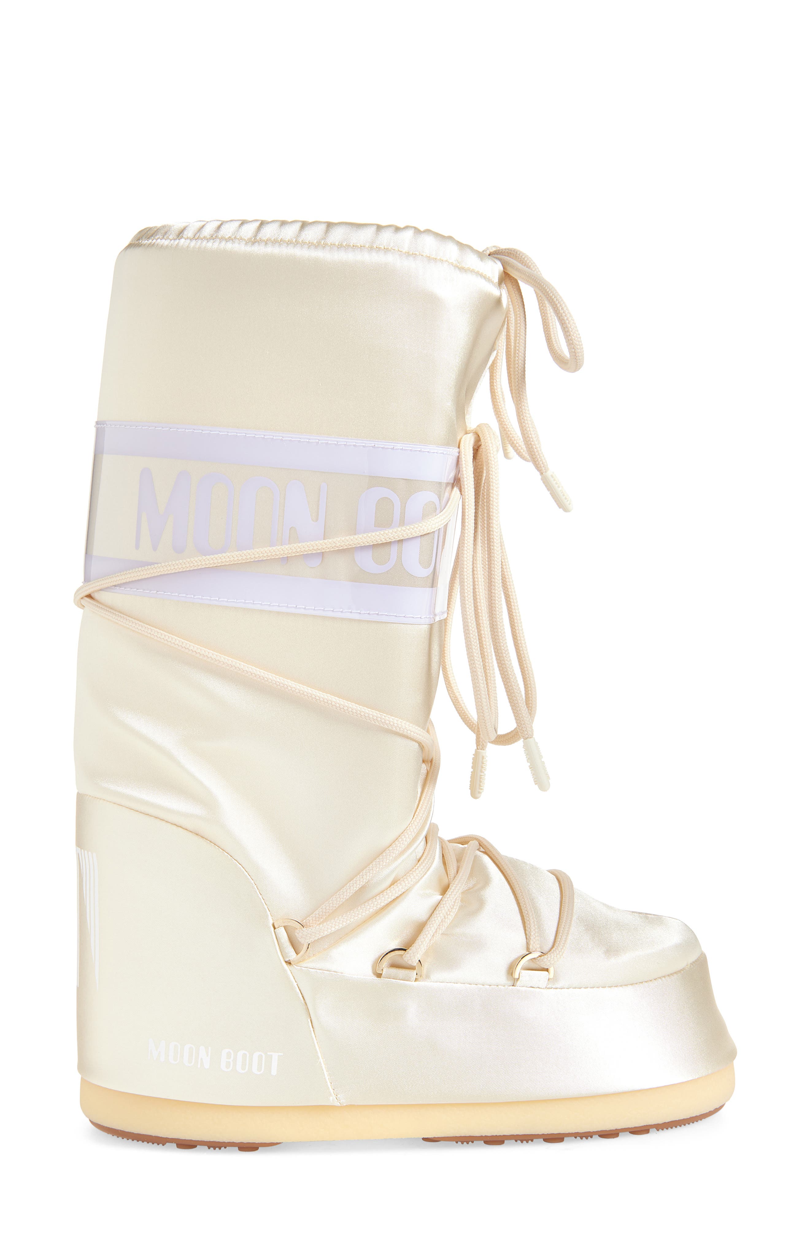 Moon Boot<sup>®</sup> Icon Water Repellent Boot, Alternate, color, Ivory