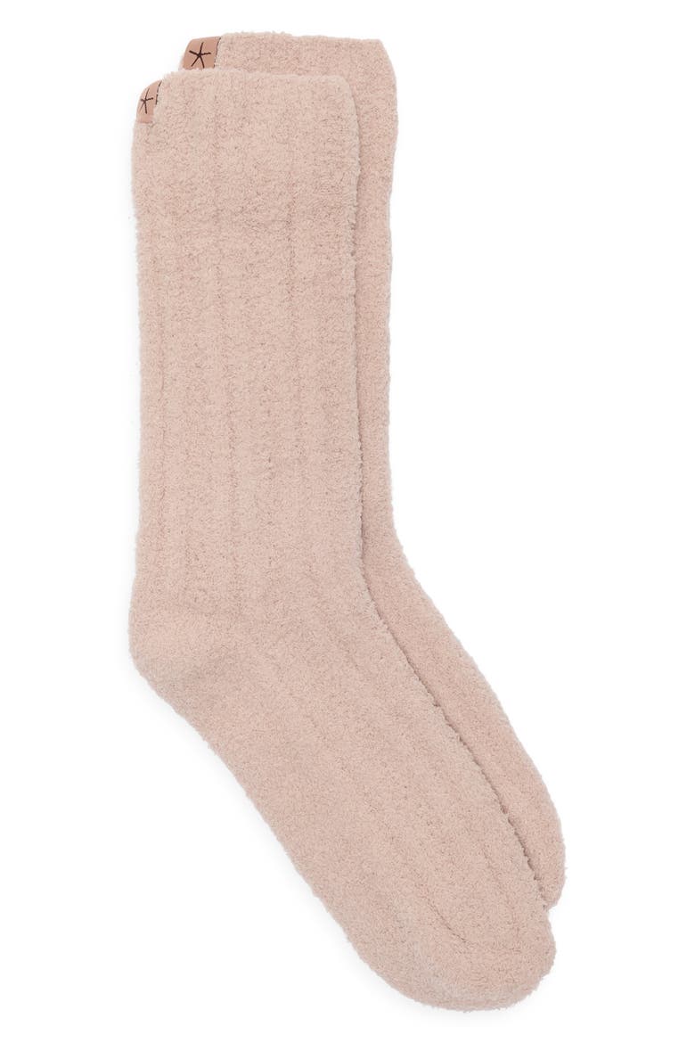 CozyChic® Pointelle Crew Socks, Alternate, color, WILLOW