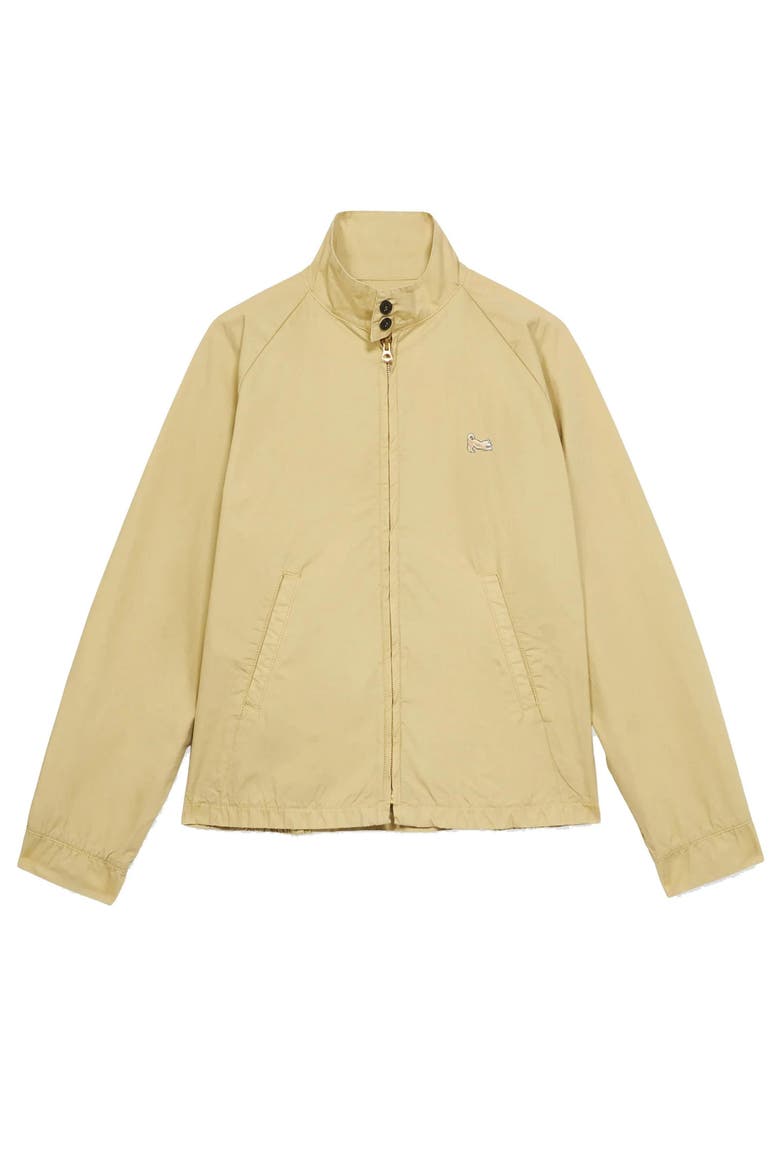 Carol Cotton Poplin Zip-Up Jacket, Main, color, KHAKI
