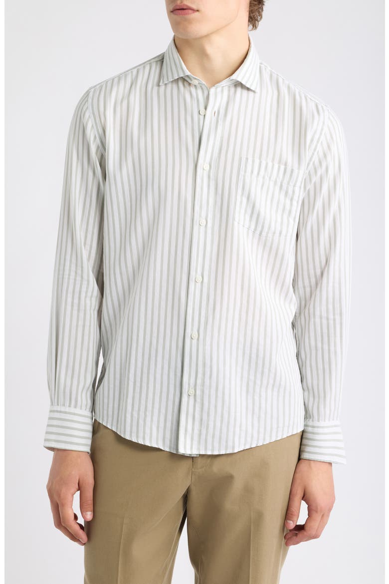 Rob Casual Fit Button-Up Shirt, Main, color, DARK BEIGE