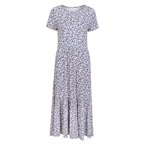 Sardinia Flowers Tiered Dress