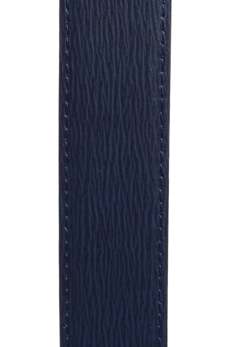 Longchamp Reversible Leather Belt, Alternate, color, Navy/ Blue Mist