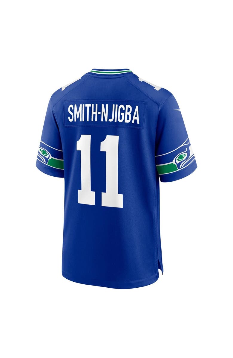 Nike Men's Nike Jaxon Smith-Njigba Royal Seattle Seahawks Alternate 50th Season Game Jersey, Alternate, color, 