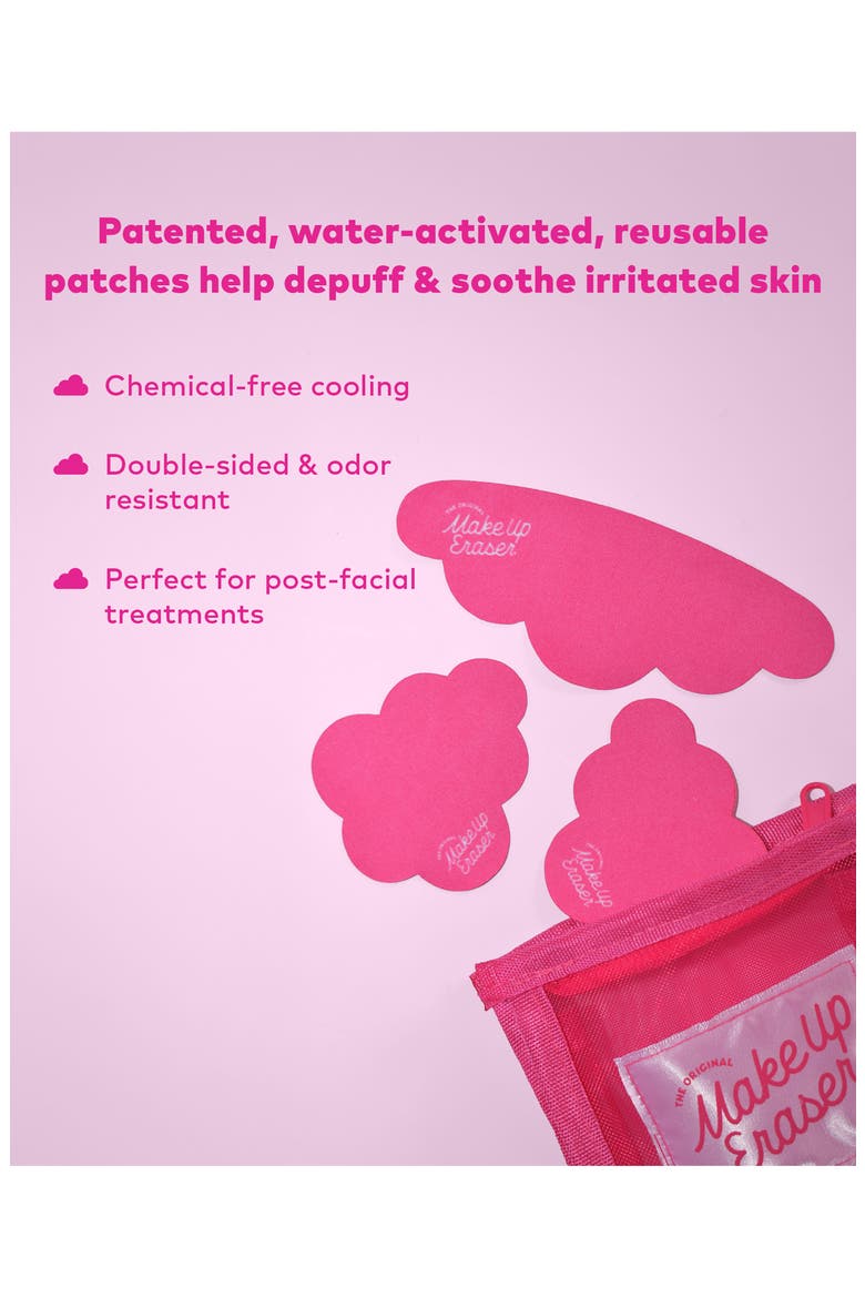 Cooling Clouds Face Patches Set, Alternate, color, PINK
