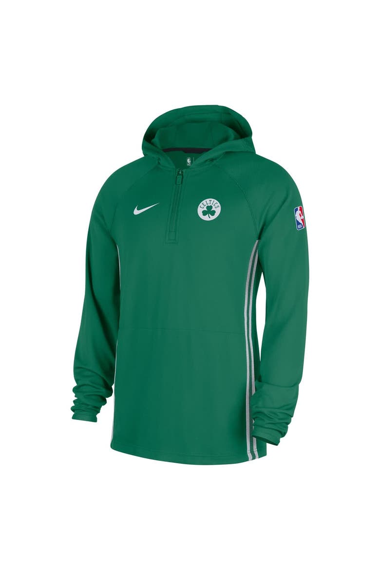 Men's Nike  Kelly Green Boston Celtics Authentic On Court Zone Quarter-Zip Dri-FIT Hoodie Jacket, Alternate, color, Kelly Green
