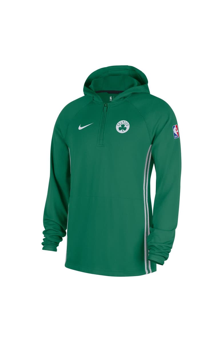 Nike Men's Nike  Kelly Green Boston Celtics Authentic On Court Zone Quarter-Zip Dri-FIT Hoodie Jacket, Alternate, color, Kelly Green