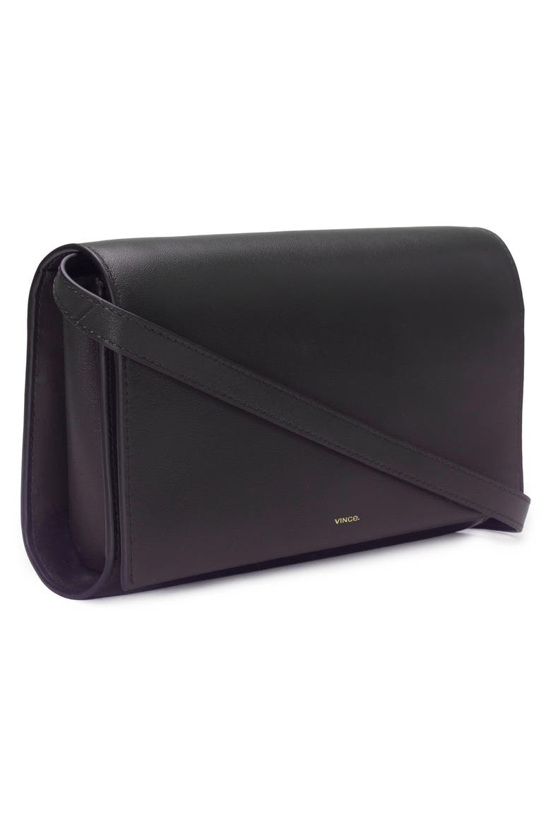 Leather Crossbody Wallet, Alternate, color, CACAO