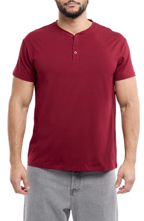 Short Sleeve Henley