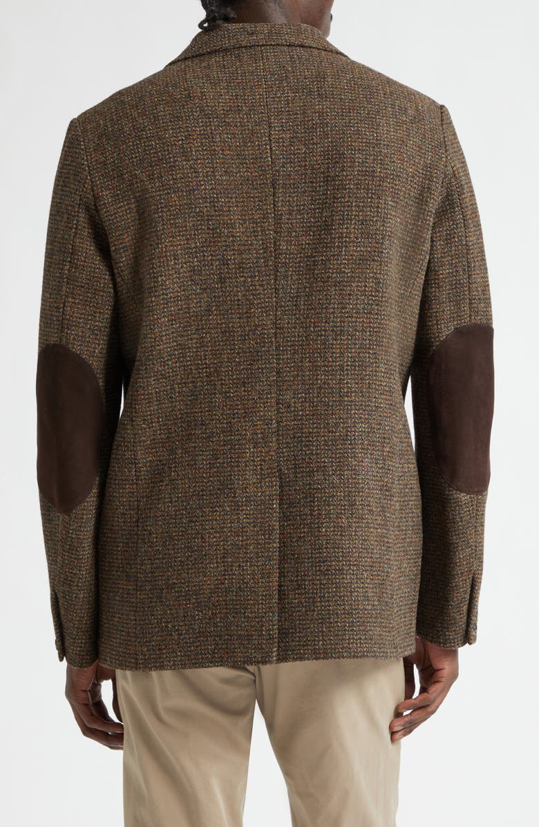 Noah Harris Tweed Wool Sack Jacket, Alternate, color, Multi Brown