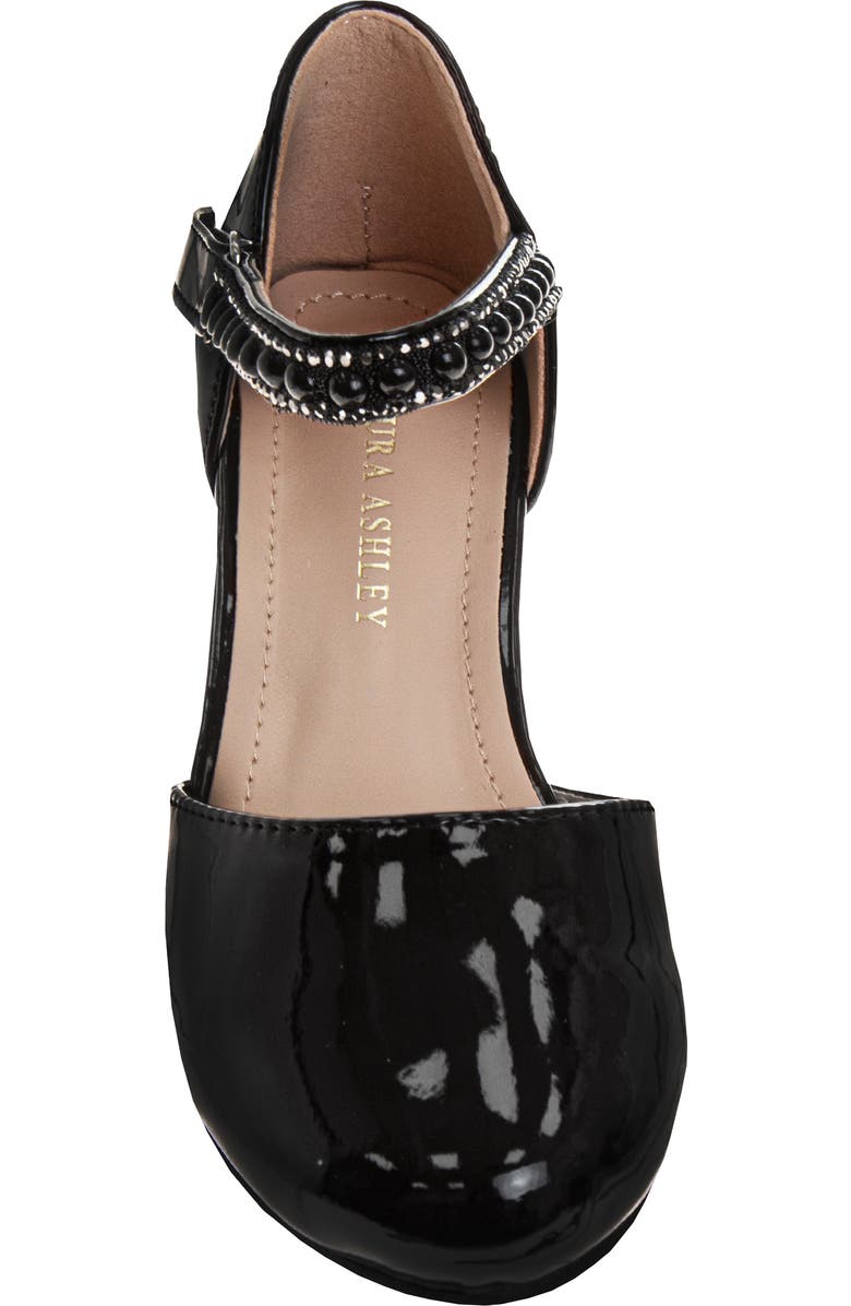 Laura Ashley Rhinestones Low Heeled Dress Shoes Girls, Alternate, color,