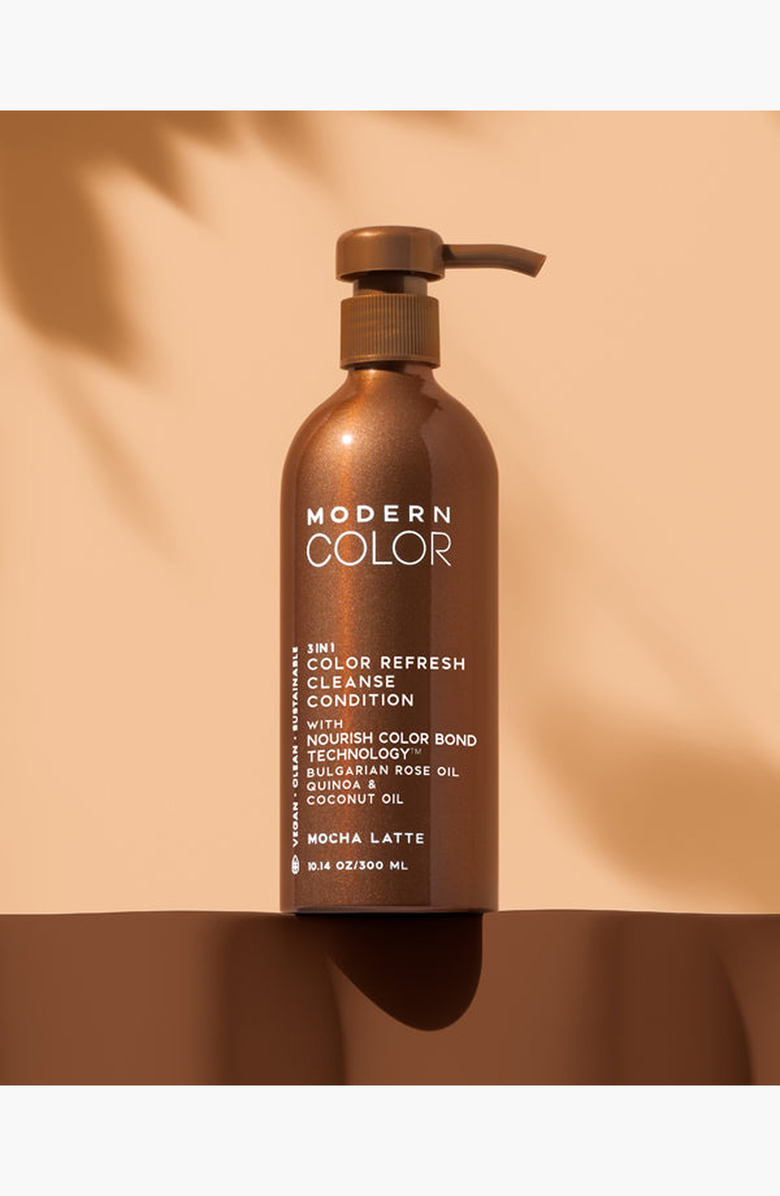 Modern Color Mocha Latte 3-in-1 Hair Color Refresh Cleanse Conditioner, Alternate, color, Single