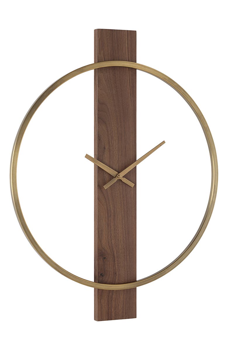 Renwil Avigail Brushed Iron Wall Clock, Alternate, color,