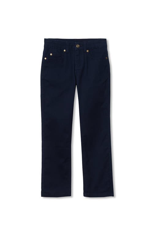 Lands' End Boys Iron Knee Twill 5 Pocket Pants In Blue