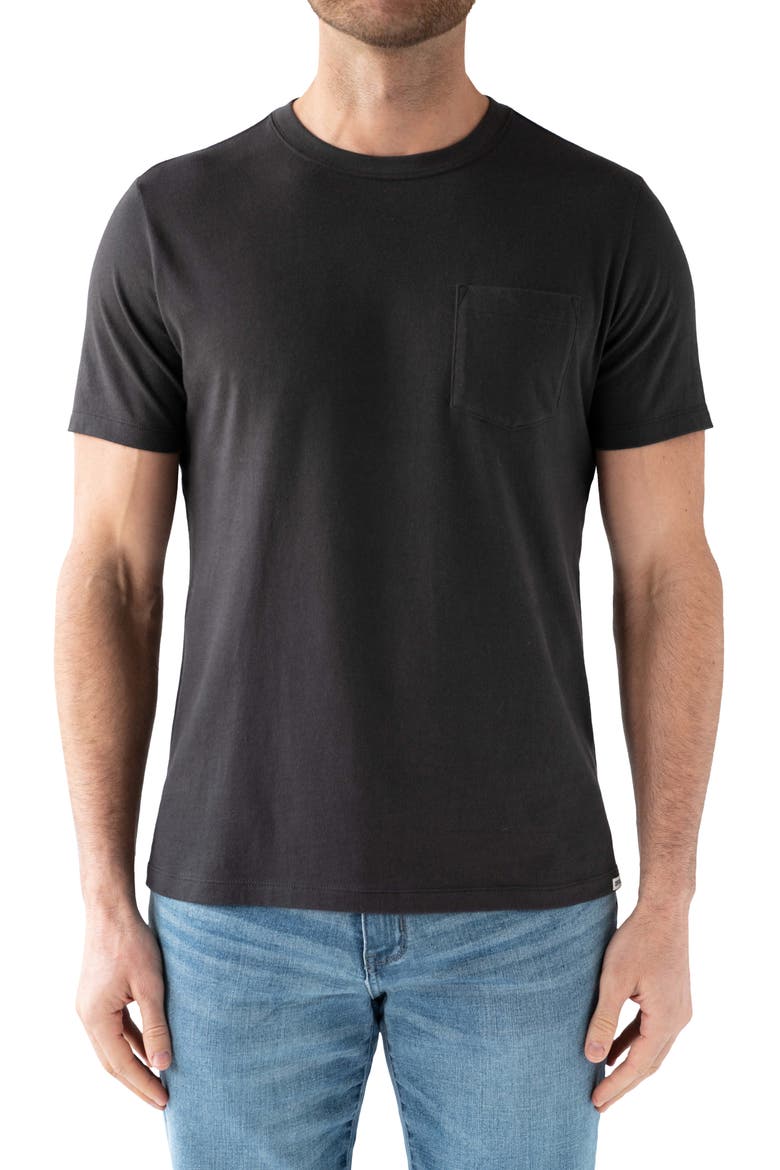 Men's Signature Pocket T-Shirt, Main, color, COAL