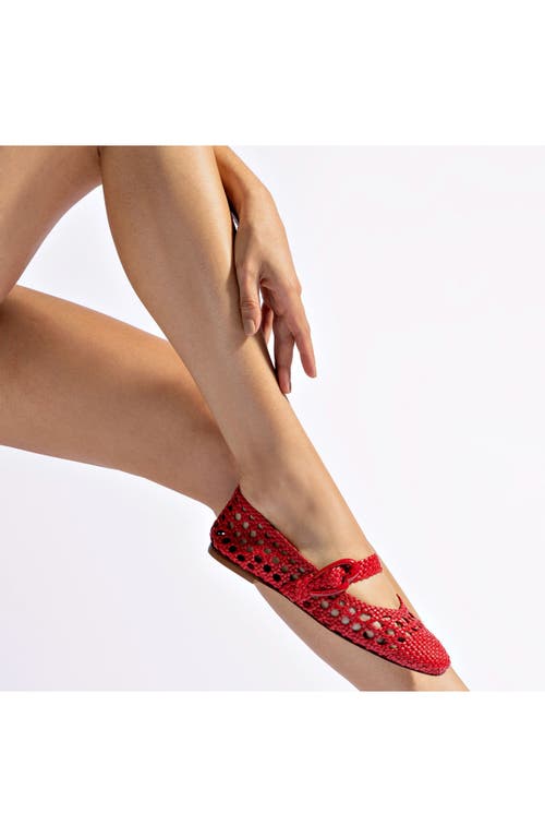 Larroude Larroudé Verona Macrame Ballet Flat