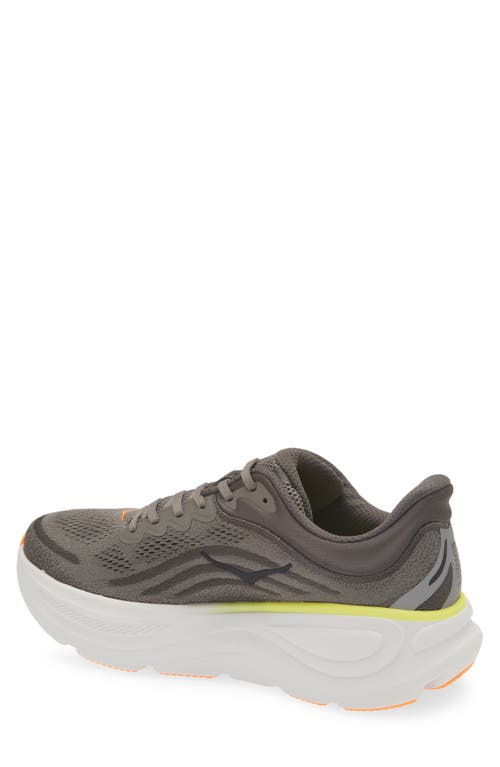 Hoka Bondi 9 Running Shoe In Gray