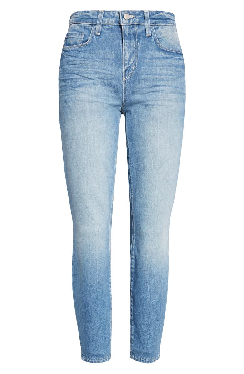 L'AGENCE Margot High Waist Skinny Jeans, Main, color, Vista