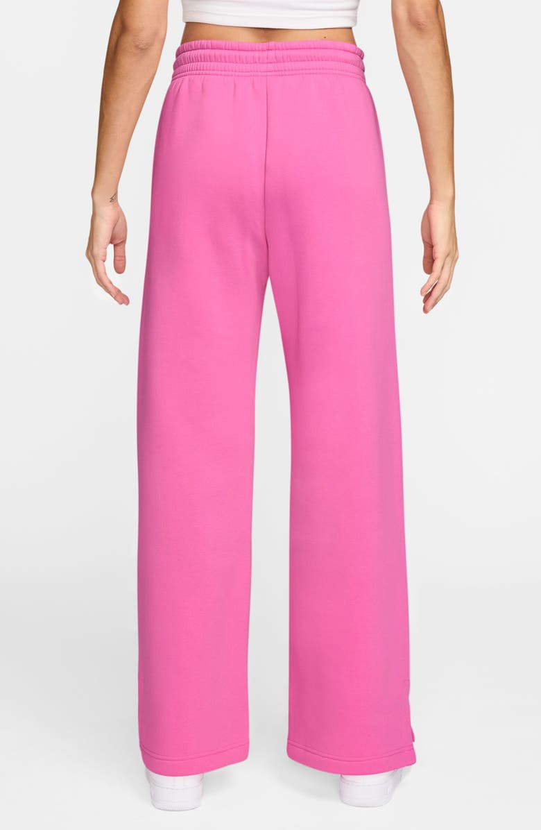 Nike Sportswear Phoenix High Waist Wide Leg Sweatpants, Alternate, color, Playful Pink/Sail