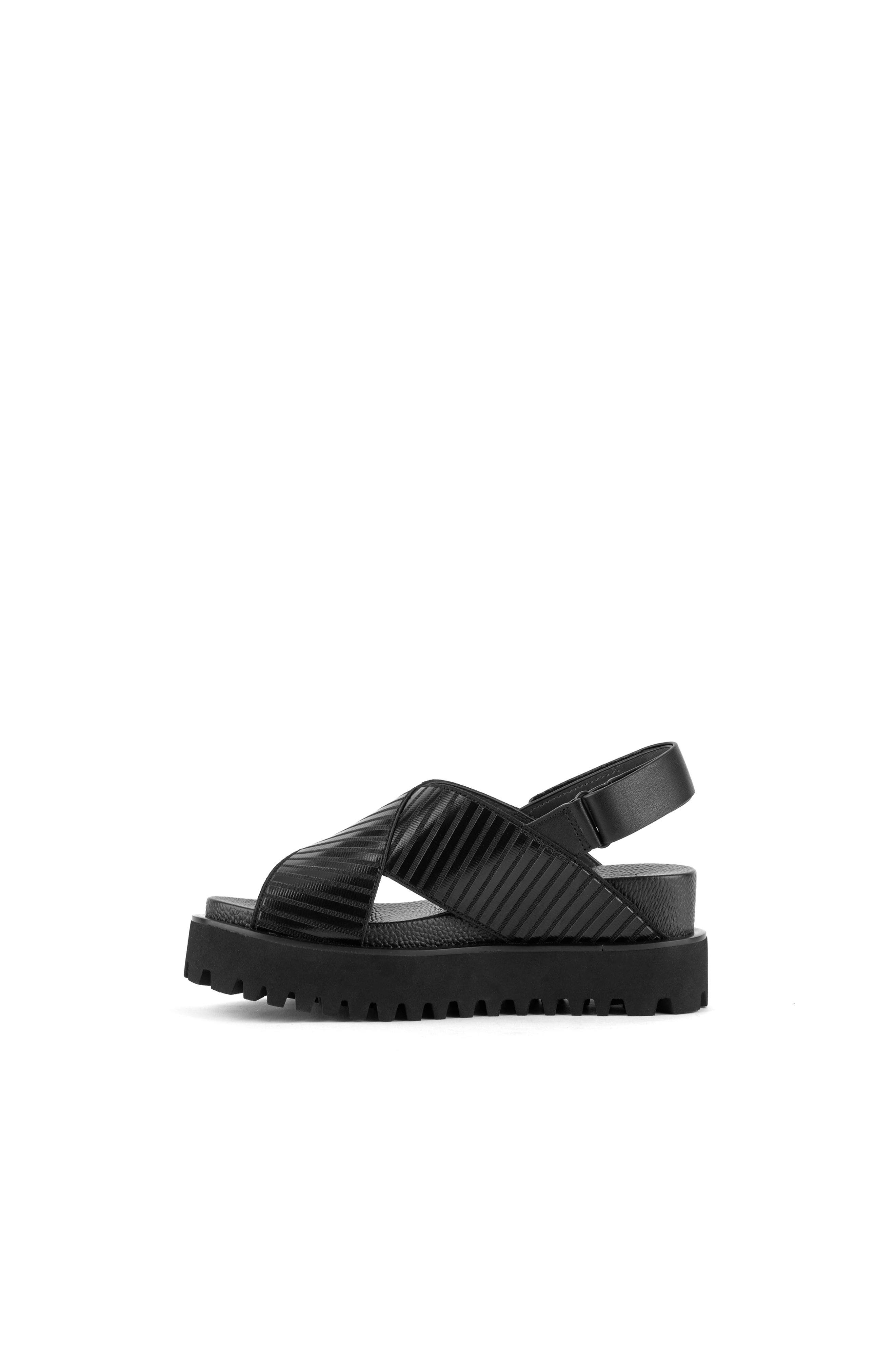 United Nude Rico X Sandal, Alternate, color, Black